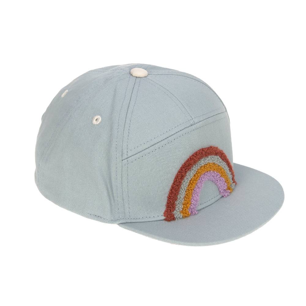 Lässig Kinder Cap - Little Gang, Rainbow Hellblau