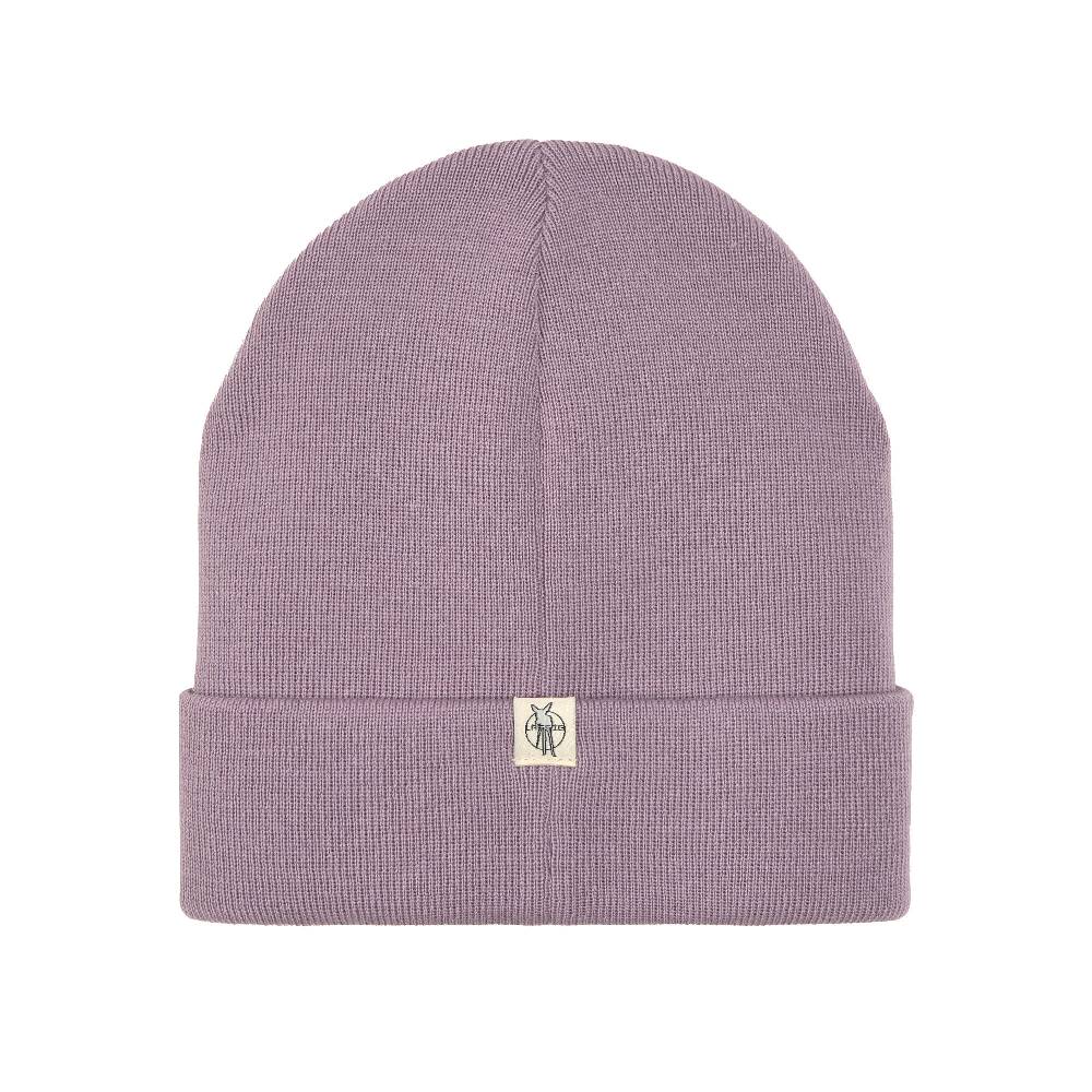 Lässig Beanie Mütze Kinder - Merino Wolle, Little Gang Lila Fabrikverkauf
