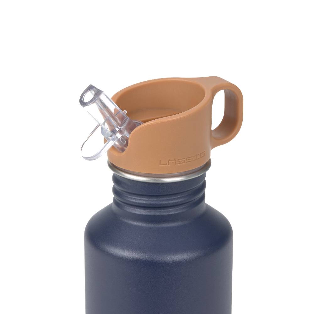 Lässig Edelstahl Kinder Trinkflasche - Little Gang, Smile, Blau Online Shopping