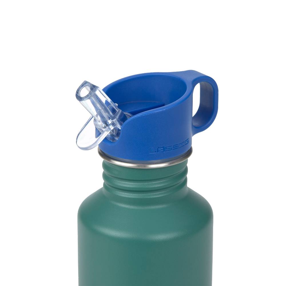 Lässig Edelstahl Kinder Trinkflasche - Little Gang, Regenbogen, Grün Exklusivangebot