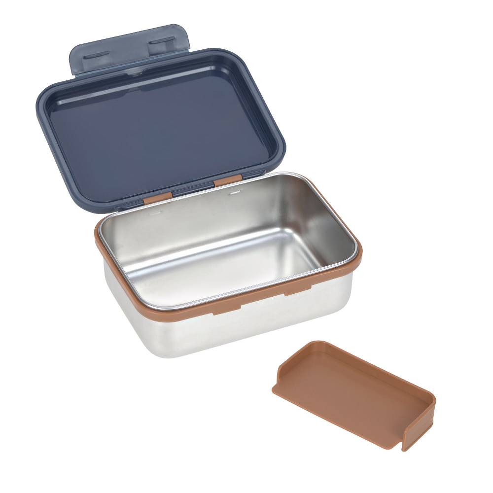 Lässig Brotdose Kinder - Edelstahl Lunchbox, Little Gang Smile Blau Heißer Verkauf