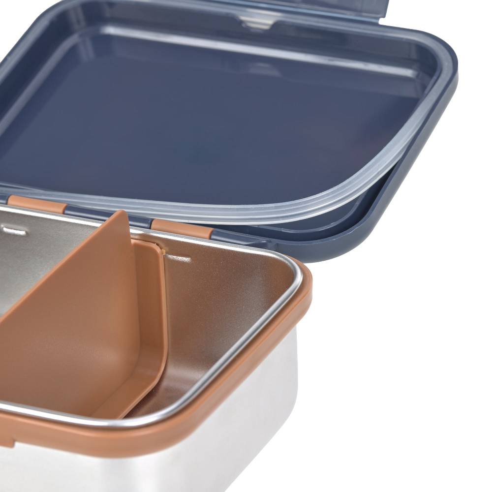 Lässig Brotdose Kinder - Edelstahl Lunchbox, Little Gang Smile Blau Heißer Verkauf