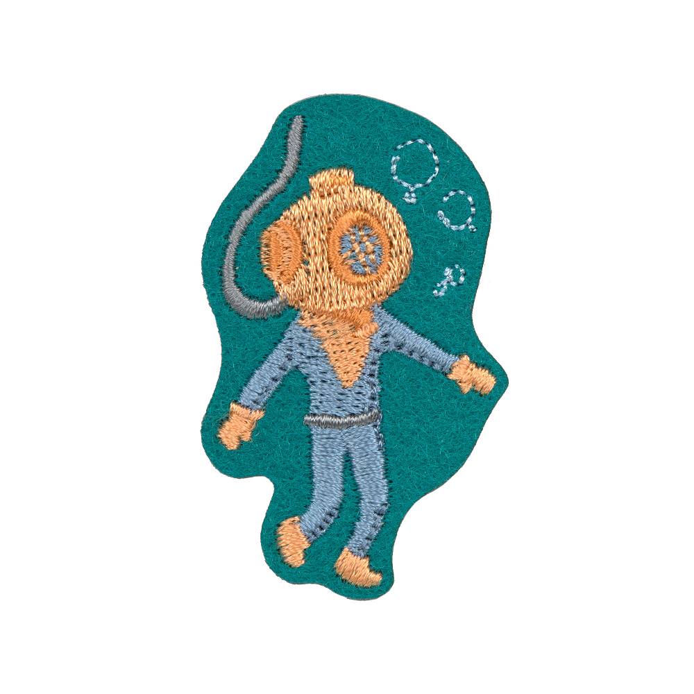 Lässig Textil-Sticker (3 Stk) - Stick on, Tiefsee Top Angebot