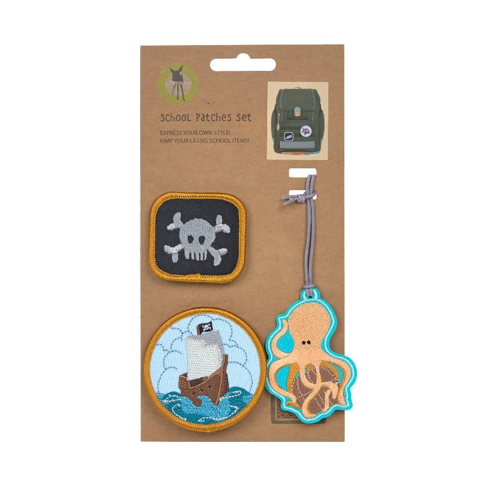 Lässig Anhänger & Patches - Schul Set Unique, Pirat Neueste Mode