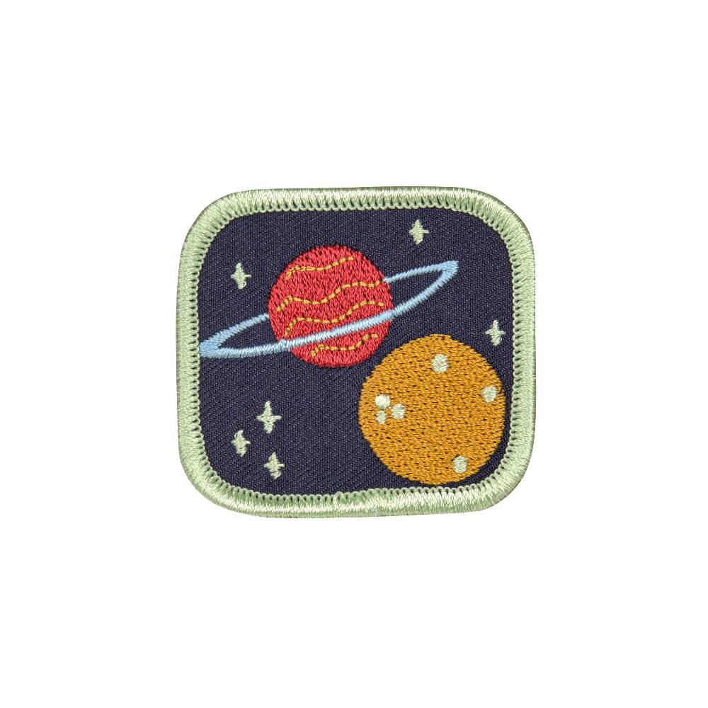 Lässig Anhänger & Patches - Schul Set, Unique Weltraum Große Rabatte