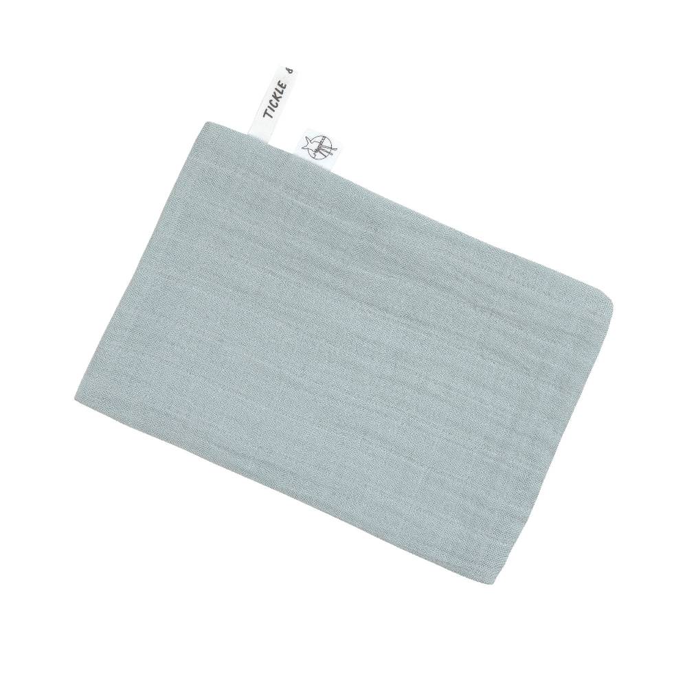Lässig Mull Waschlappen Baby 3er Set, Hellblau Tiefpreis