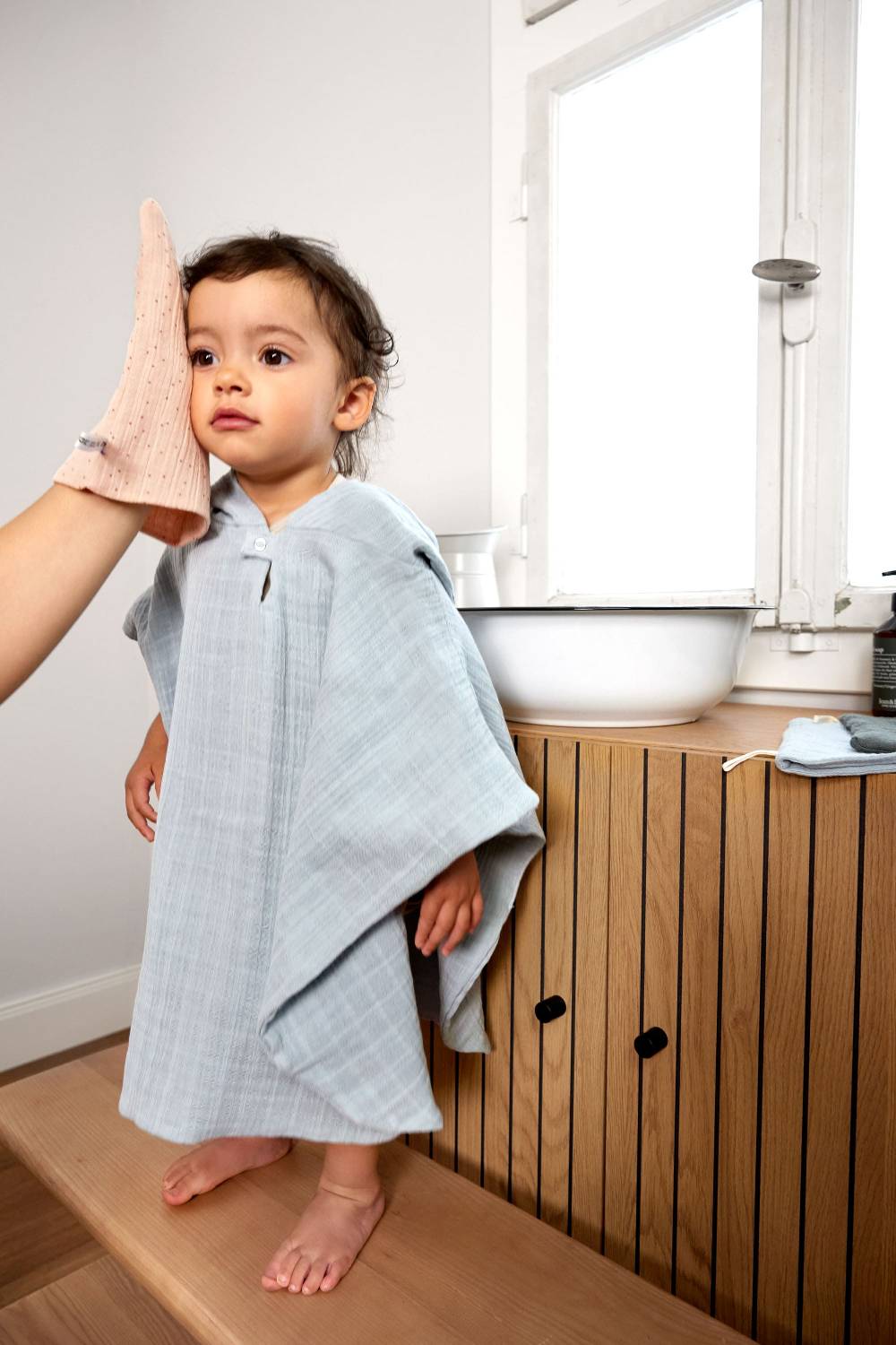 Lässig Mull Waschlappen Baby 3er Set - Punkte, Rosa Super Sparpreis