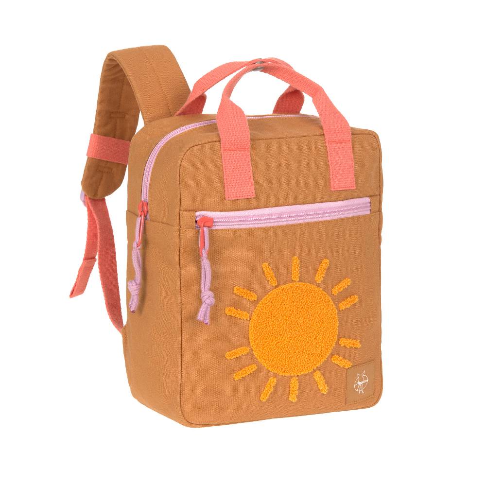 Lässig Kindergartenrucksack Square Little One & Me - Small, Karamell