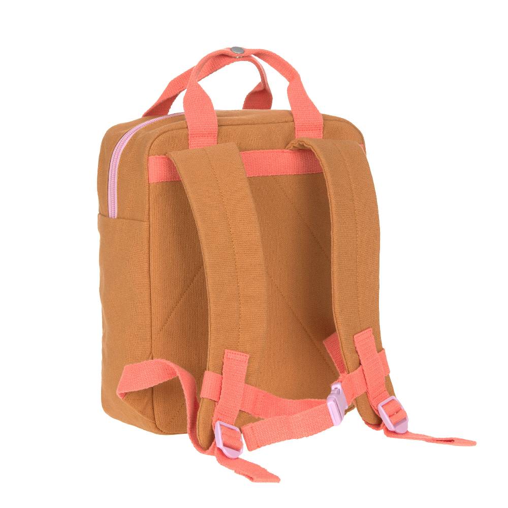 Lässig Kindergartenrucksack Square Little One & Me - Small, Karamell Kostenlose Rückgabe