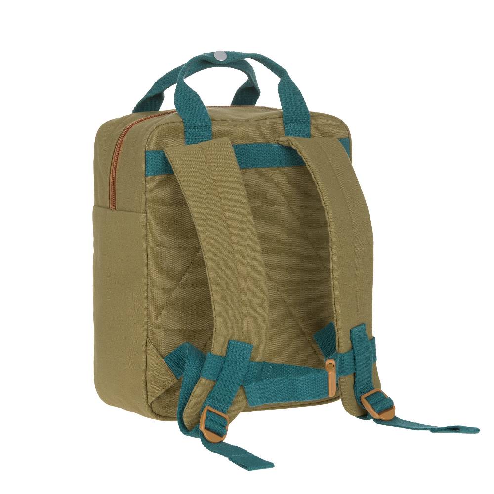 Lässig Kindergartenrucksack Square Little One & Me - Small, Oliv Begrenzte Freigabe
