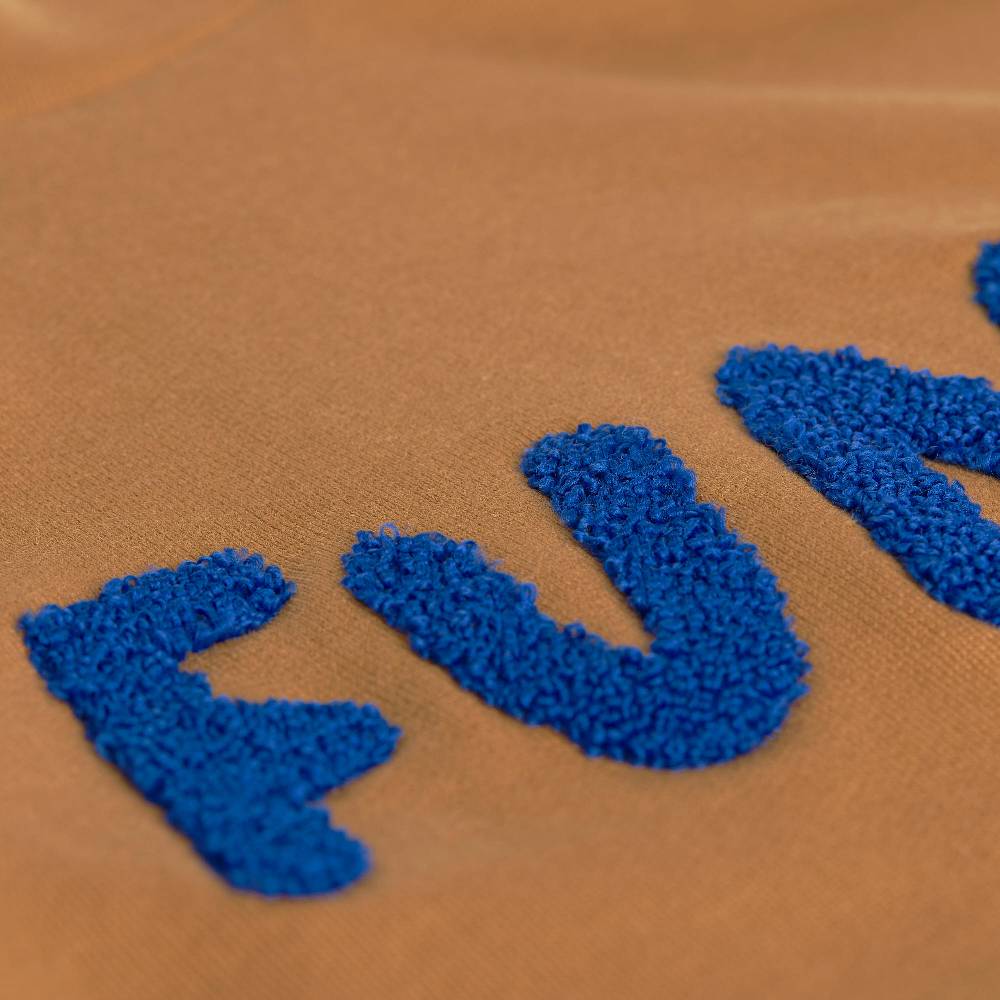 Lässig Hoodie Kinder - Bio Baumwolle, Little Gang, Fun Karamell Letzte 2 Tage