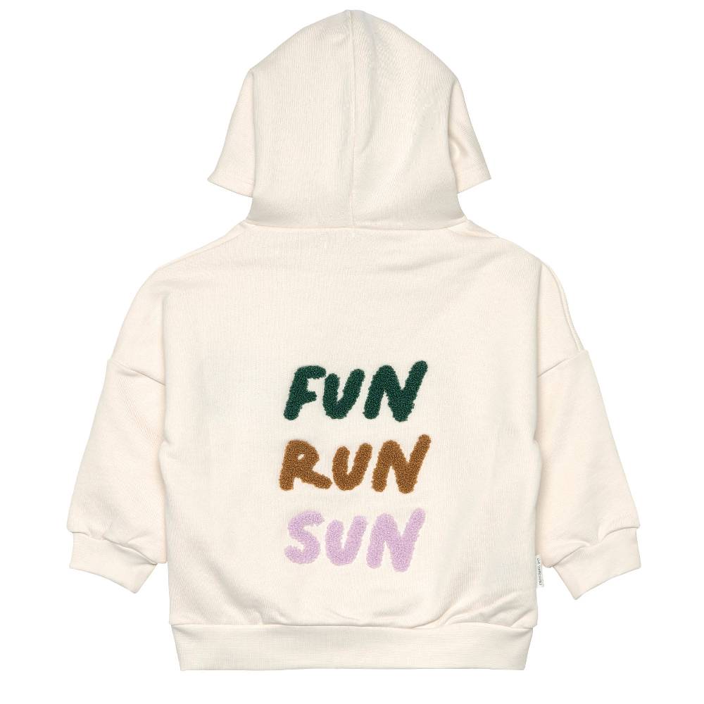 Lässig Hoodie Kinder - Bio Baumwolle, Little Gang, Smile Weiß Letzter Tag