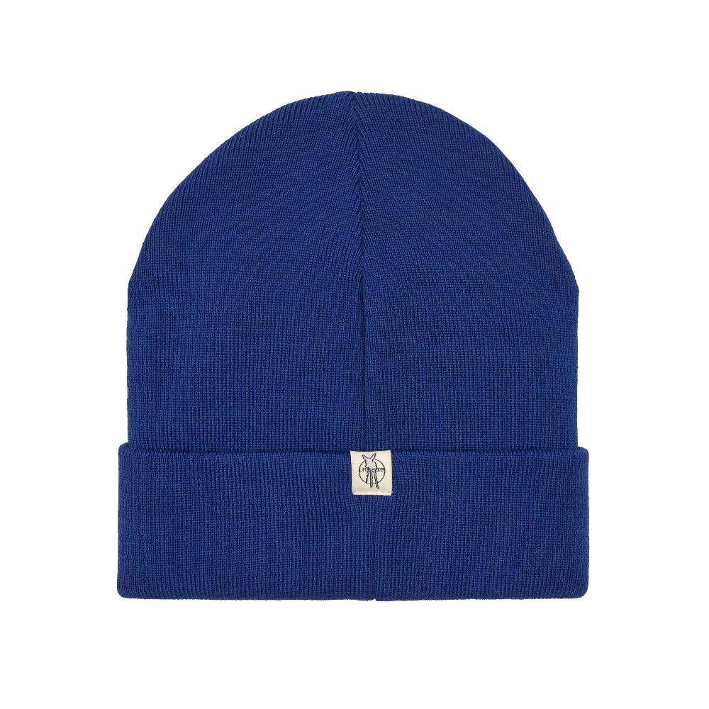 Lässig Beanie Mütze Kinder - Merino Wolle, Little Gang, Smile Blau Riesige Rabatte