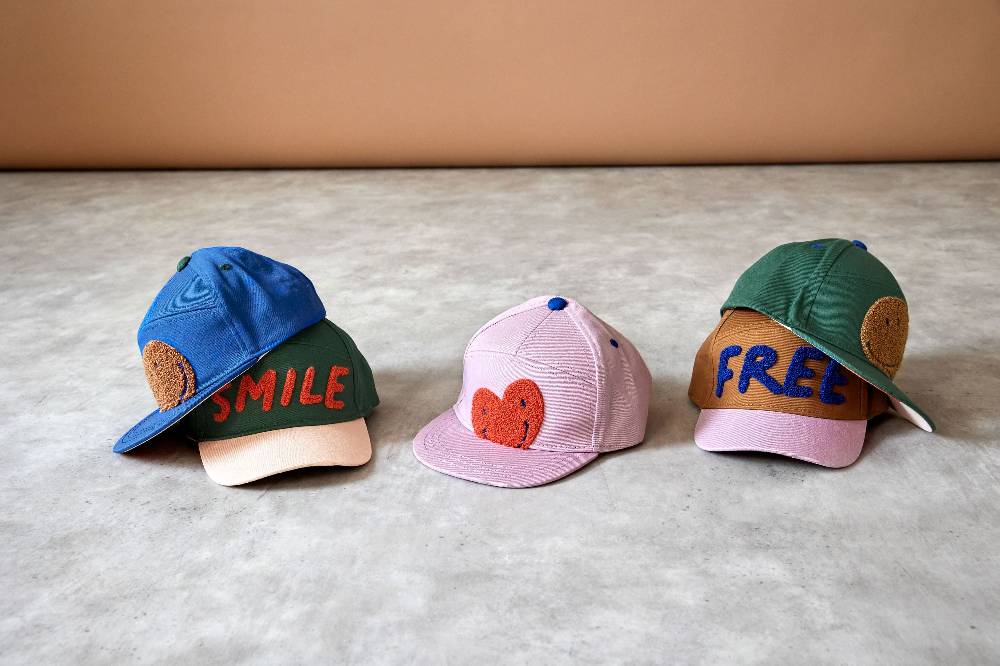 Lässig Basecap Kinder - Little Gang, Smile Grün zollfrei
