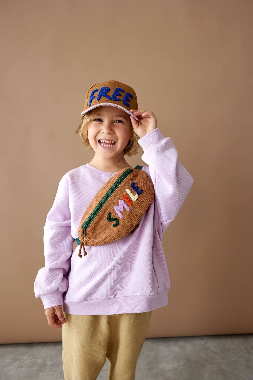 Lässig Basecap Kinder - Little Gang, Free Karamell Rabatte dieses Monats