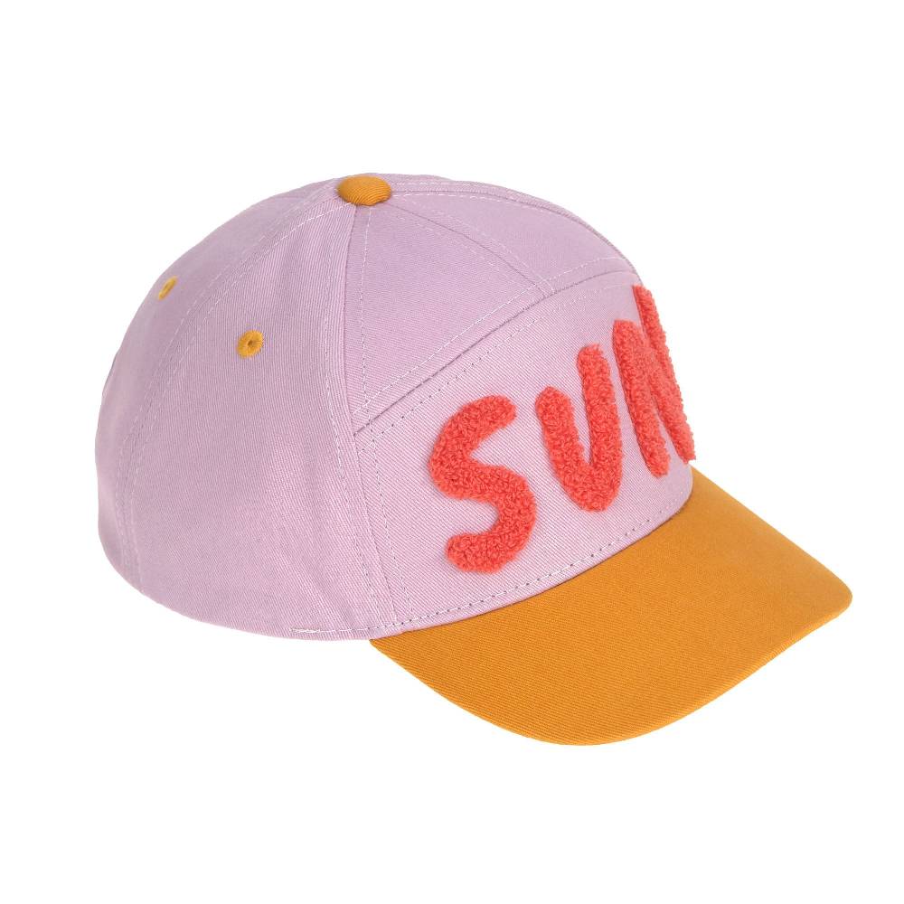 Lässig Basecap Kinder - Sun, Gold Lila