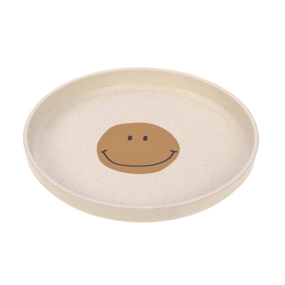 Lässig Kindergeschirr Set (Teller - Schüssel - Becher - Löffel) - Happy Rascals, Smile Schlussverkauf