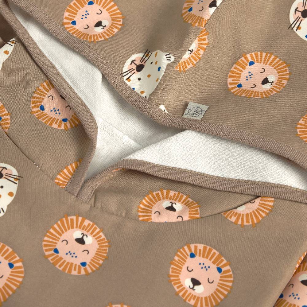Lässig UV Badeponcho Kinder - Wildkatzen, Braun Limitierter Zeitrabatt