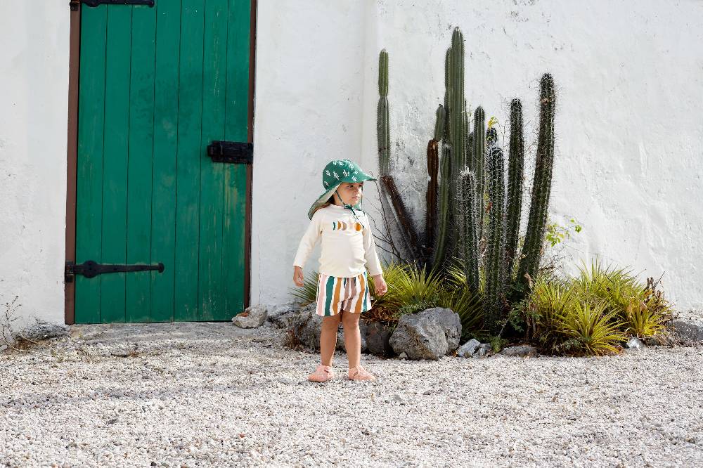 Lässig UV Shirt Kinder Langarm - Mond, Weiß Fabrik Onlineshop