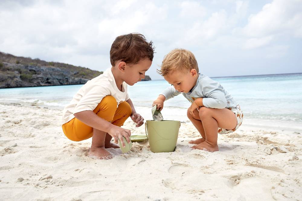 Lässig Schwimmhose Baby Kurz (UV-Schutz), Goldgelb Rabatt