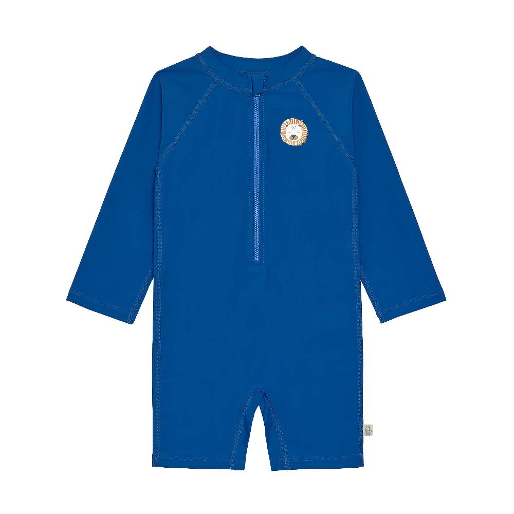 Lässig Schwimmanzug Kinder Langarm (UV Schutz) - Löwe, Blau Großer Ausverkauf