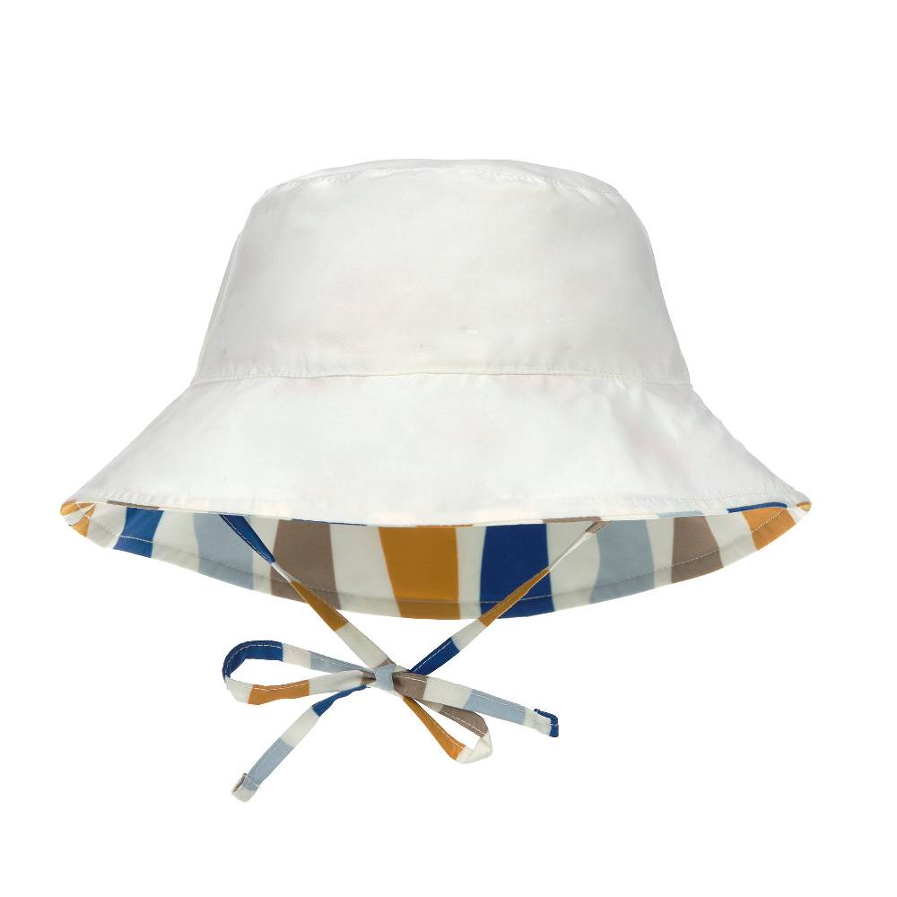 Lässig Sonnenhut Kinder (UV Schutz) - Wellen, Blau Weiß Preisnachlass