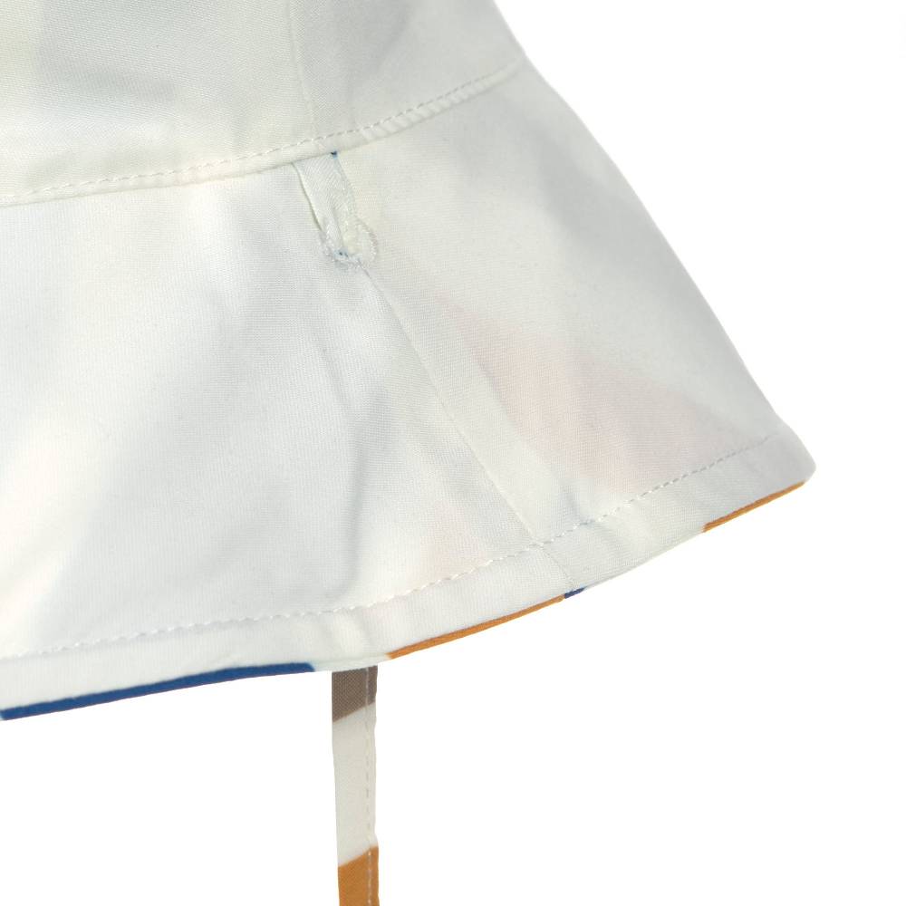 Lässig Sonnenhut Kinder (UV Schutz) - Wellen, Blau Weiß Preisnachlass