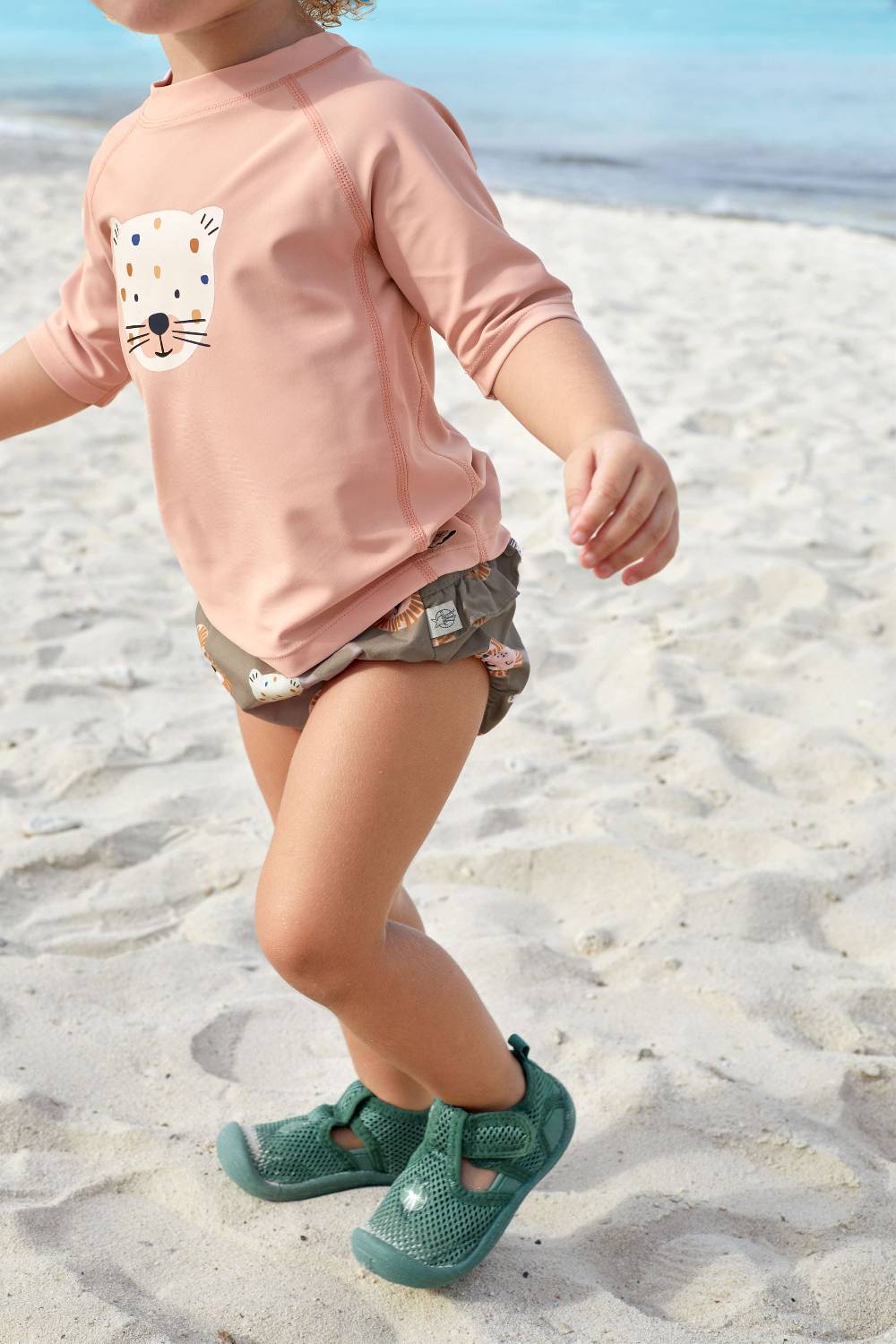 Lässig UV Shirt Kinder Kurzarm - Leopard, Rosa Jubiläumsangebot