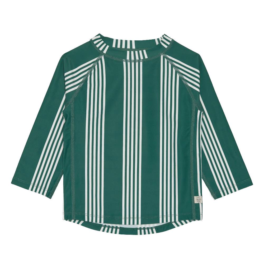 Lässig UV Shirt Kinder Langarm - Streifen, Grün Weiß Top Angebot