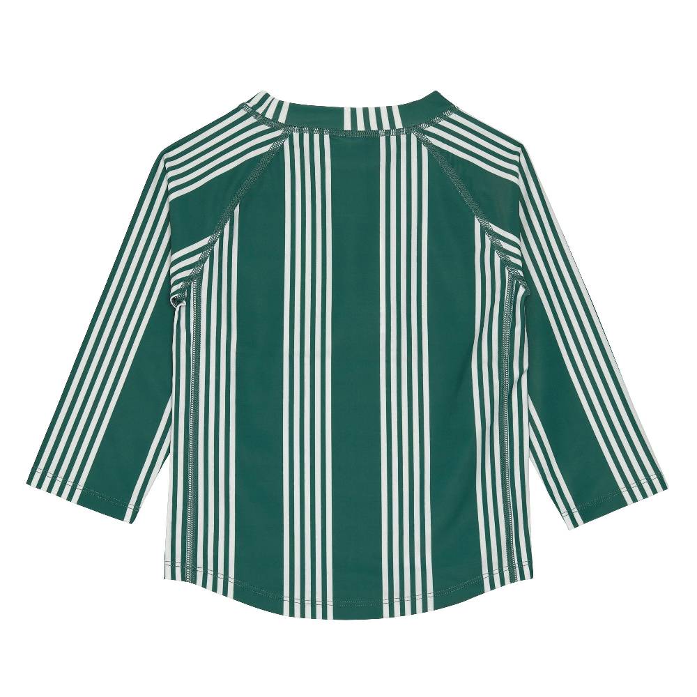 Lässig UV Shirt Kinder Langarm - Streifen, Grün Weiß Top Angebot
