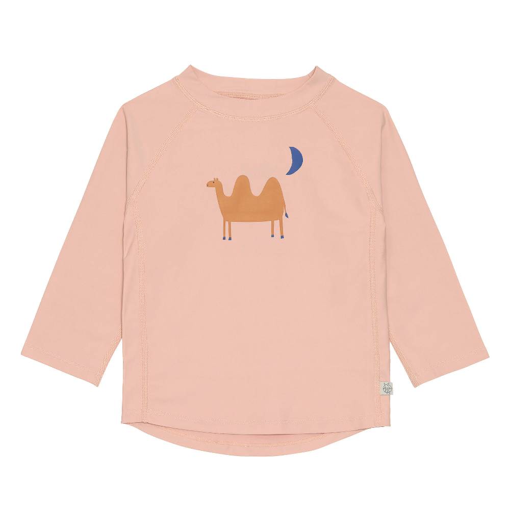 Lässig UV Shirt Kinder Langarm - Kamel, Rosa Neueste Mode