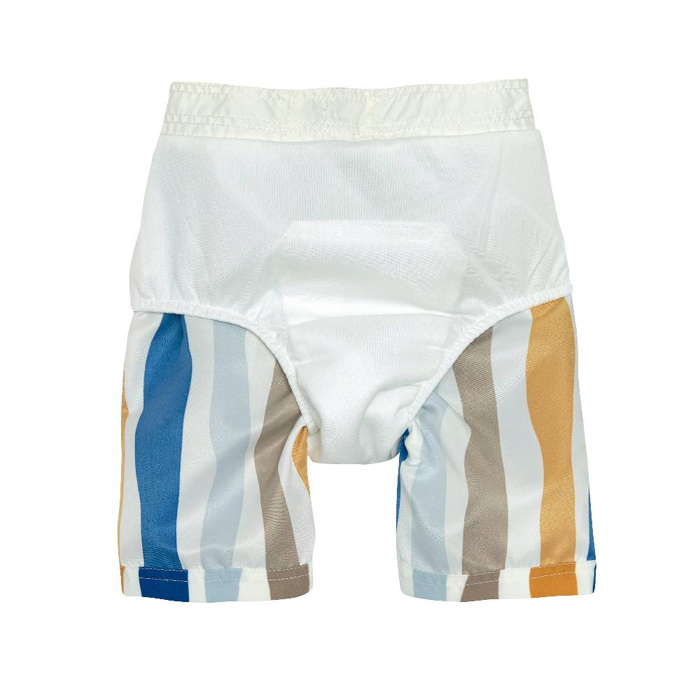Lässig UV Badehose Kinder - Wellen, Blau Weiß Blitzangebot