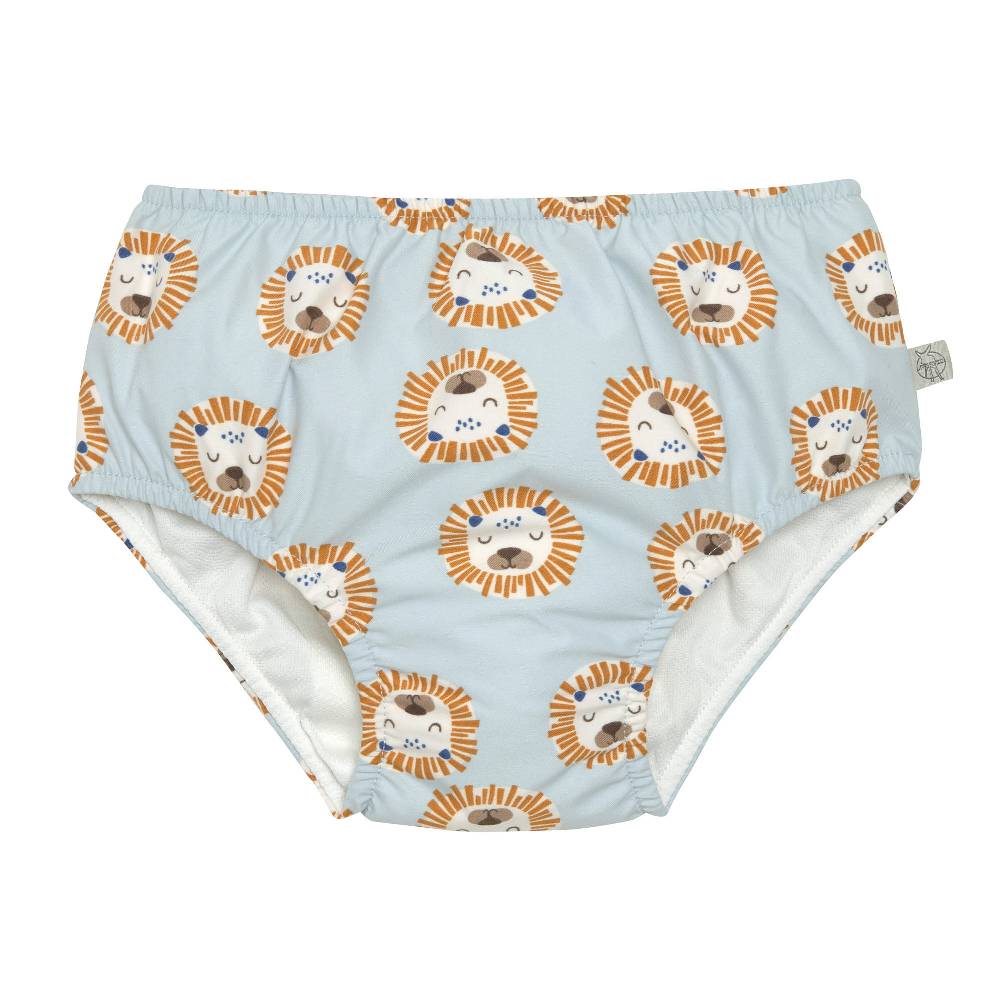 Lässig Schwimmwindel Baby - Löwe, Hellblau