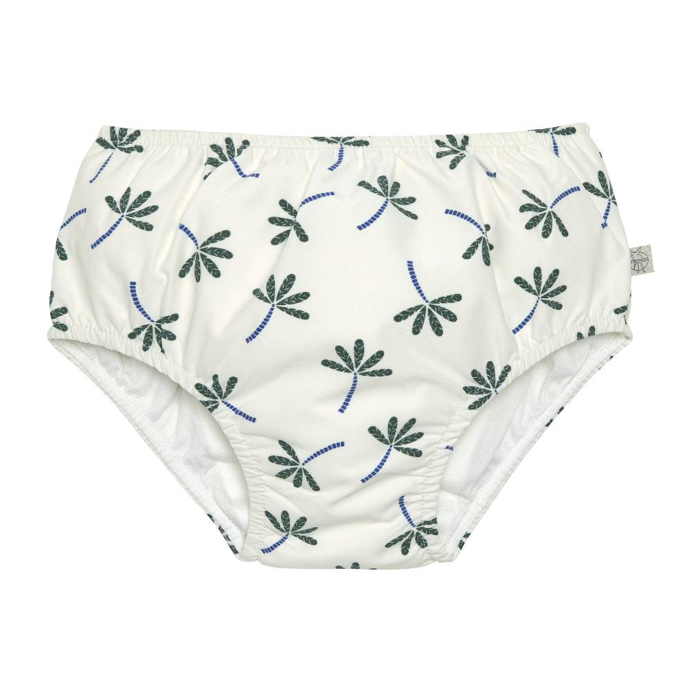 Lässig Schwimmwindel Baby - Palmen, Weiß