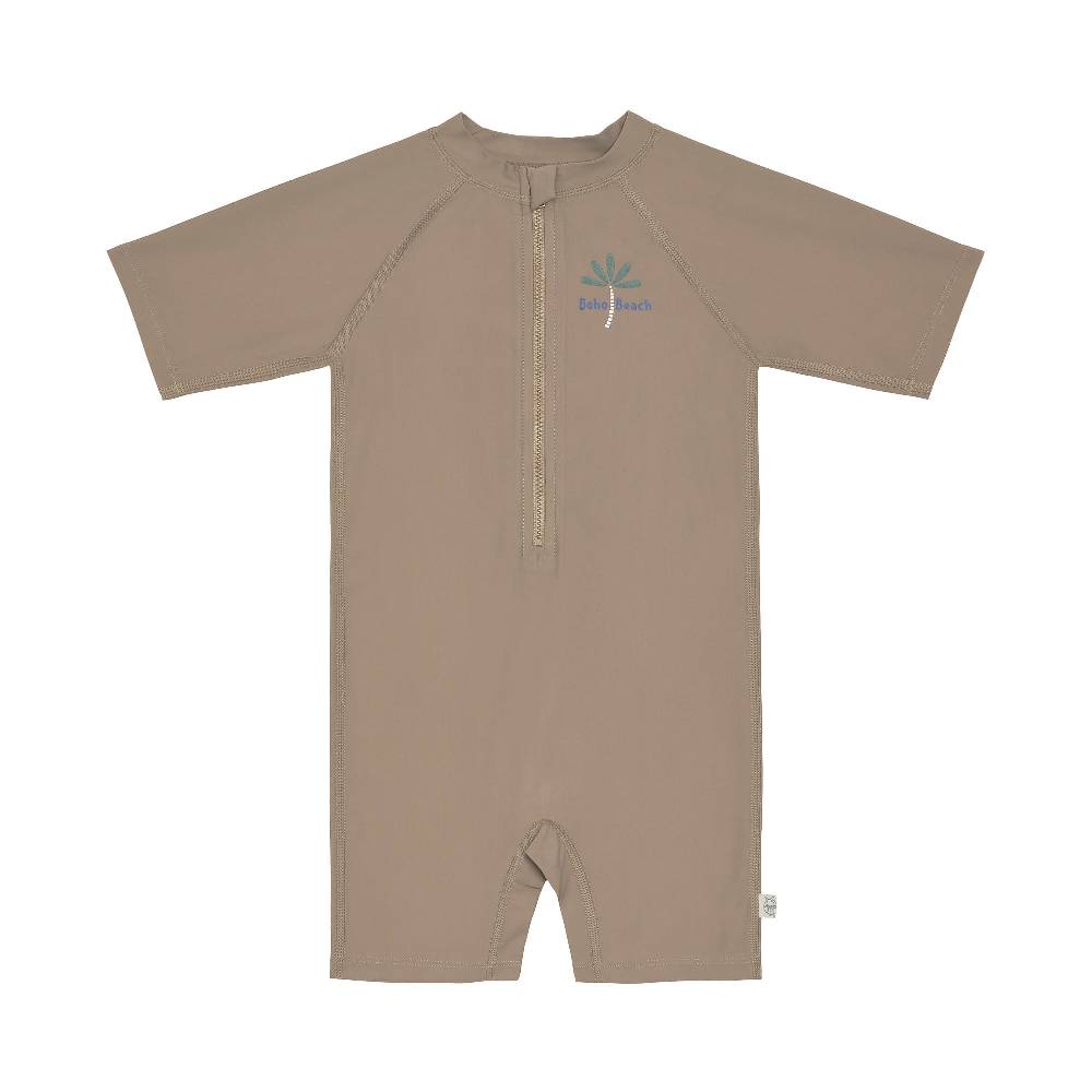Lässig Schwimmanzug Kinder Kurzarm (UV Schutz), Braun