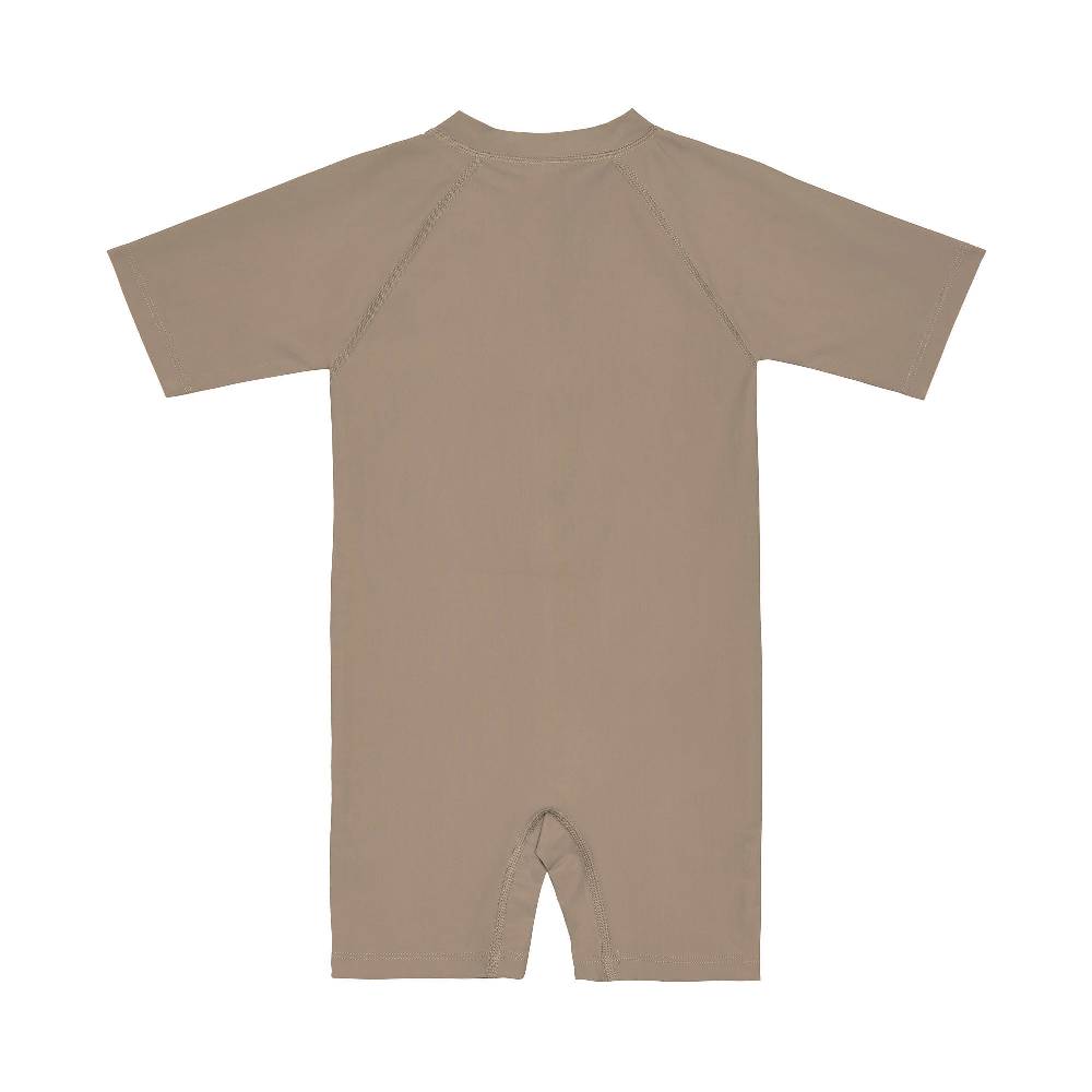 Lässig Schwimmanzug Kinder Kurzarm (UV Schutz), Braun Tiefpreis