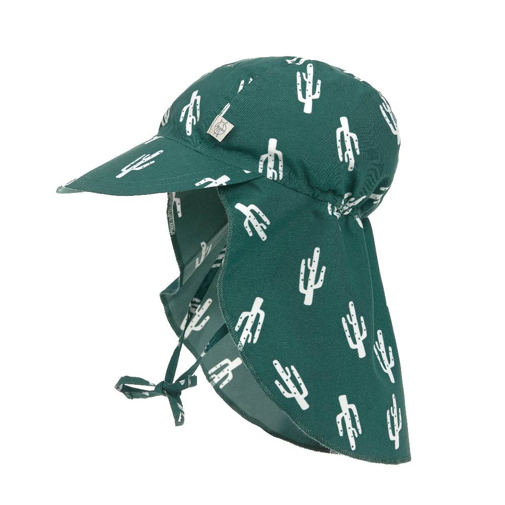 Lässig Sonnenhut Baby (UV Schutz & Nackenschutz) - Kaktus, Grün