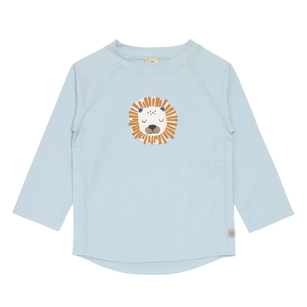 Lässig UV Shirt Kinder Langarm - Löwe, Hellblau