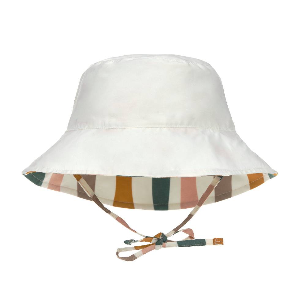 Lässig Sonnenhut Kinder (UV Schutz) - Wellen, Pink Weiß Letzte 2 Tage