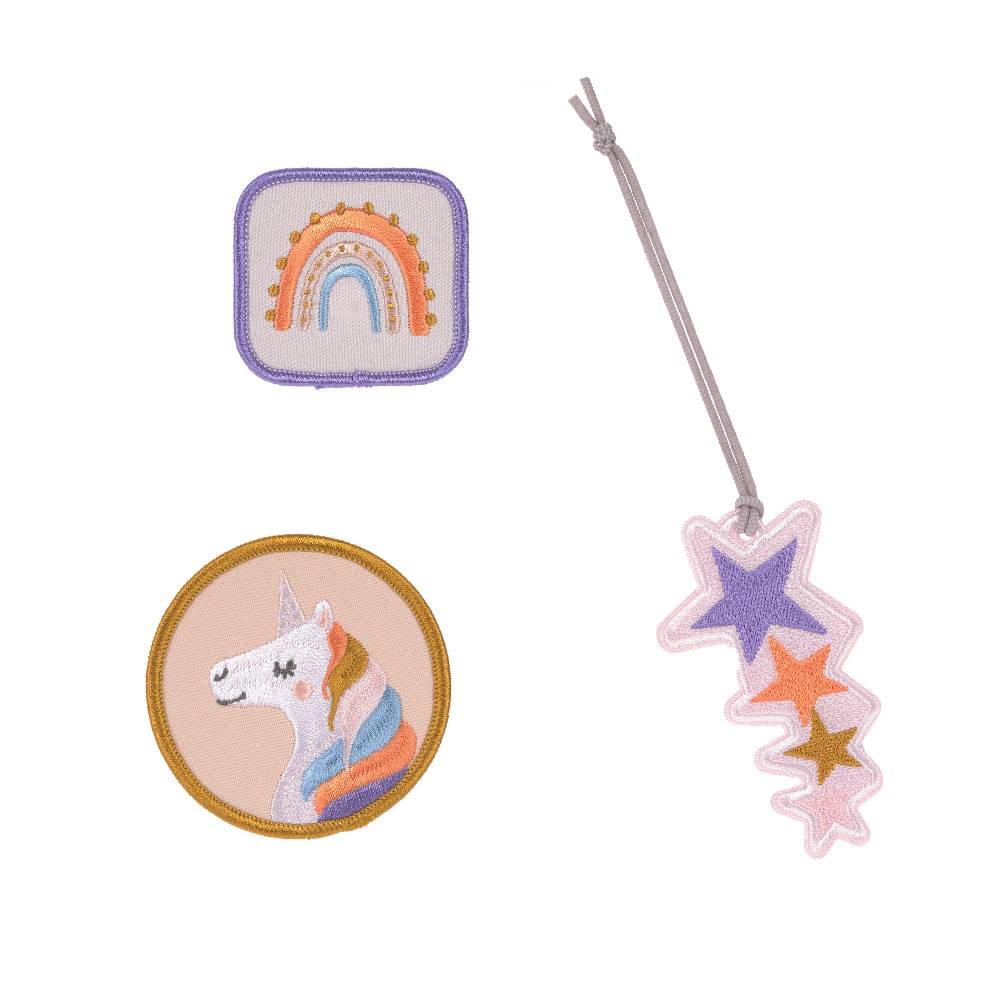 Lässig Anhänger & Patches - Schul Set Unique, Unicorn