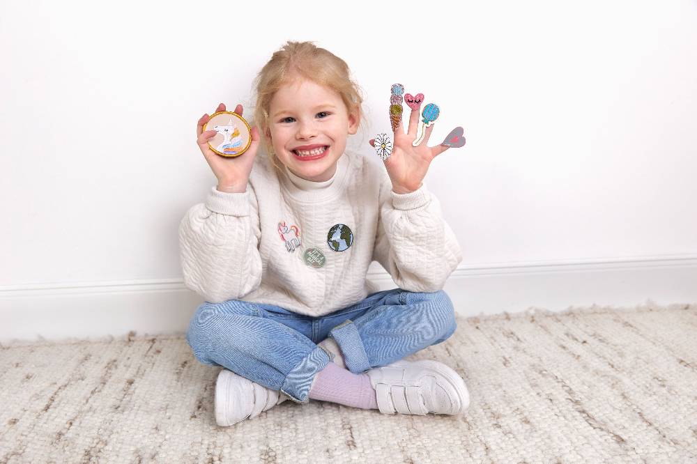 Lässig Anhänger & Patches - Schul Set Unique, Unicorn Vierteljährliche Förderung
