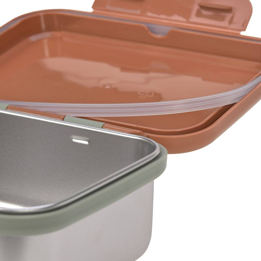Lässig Brotdose Kinder - Edelstahl Lunchbox, Happy Prints Karamell 50% Rabatt für begrenzte Zeit