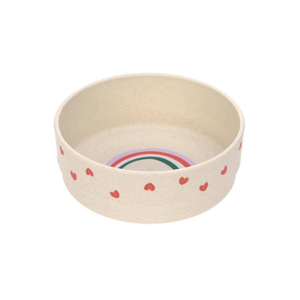 Lässig Kindergeschirr Set (Teller - Schüssel - Becher - Löffel) - Happy Rascals, Herz Angebote