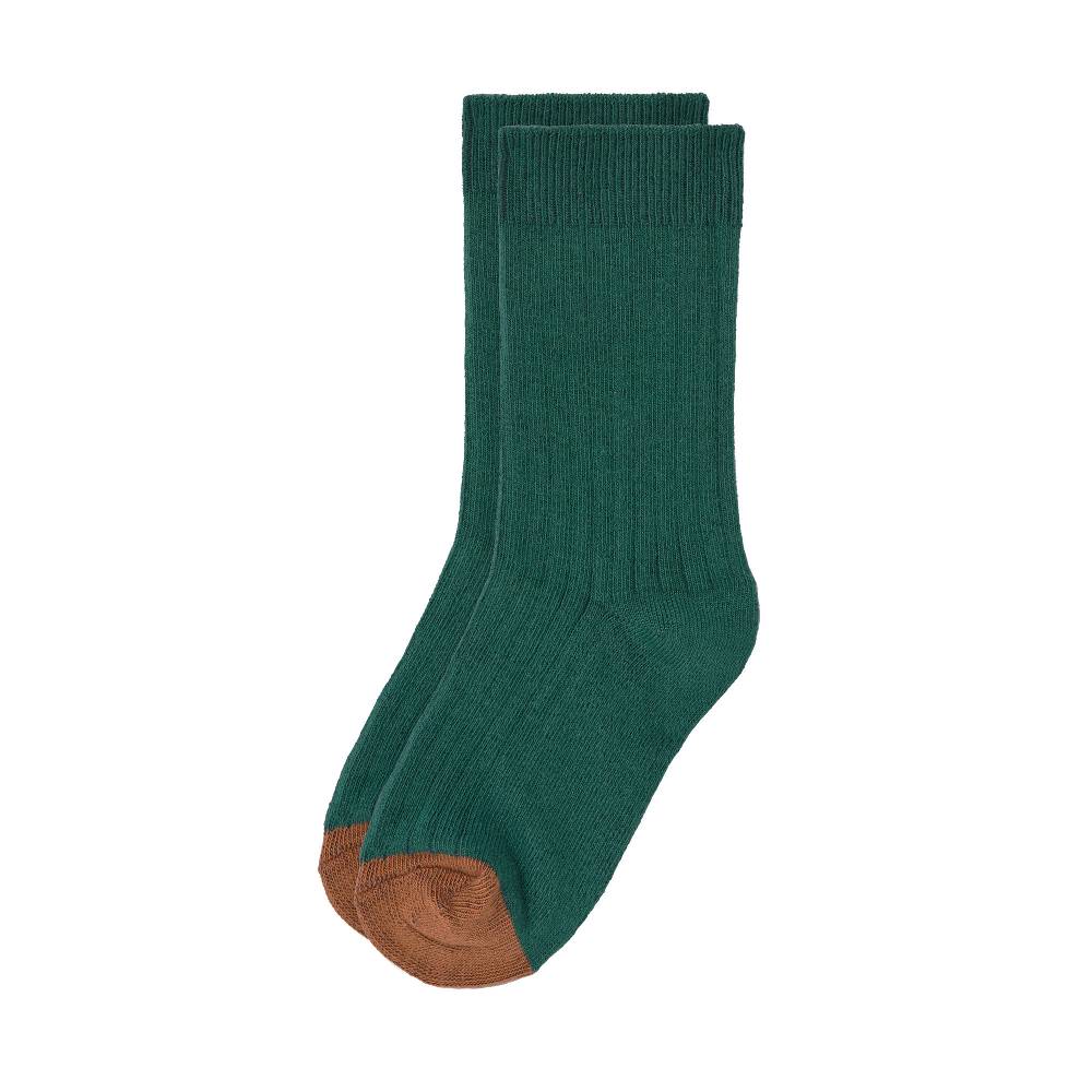 Lässig Kinder Socken 5er Set - Little Gang, Grün Weiß Karamell Kostenloser Versand