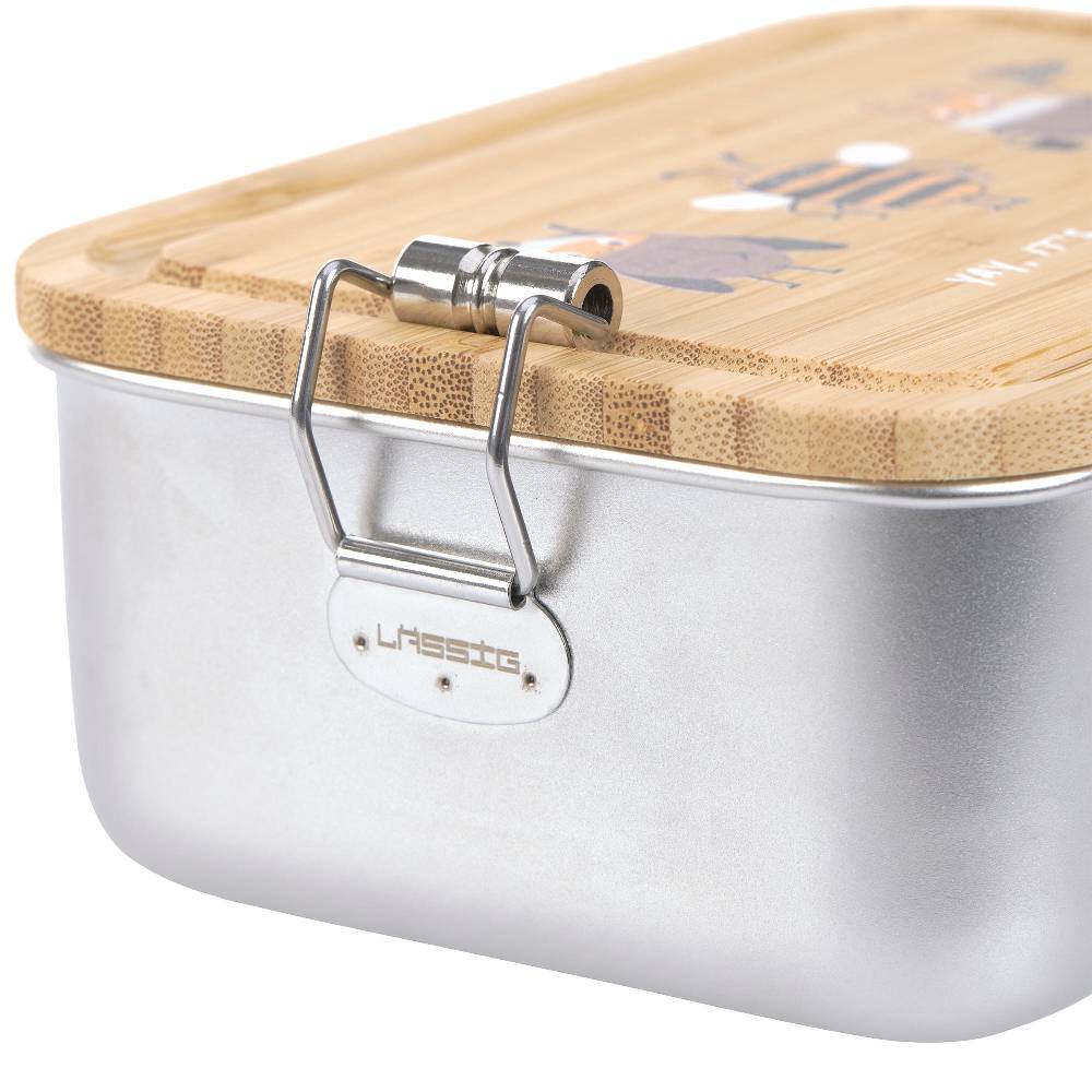 Lässig Brotdose Kinder - Edelstahl Lunchbox, Nature Sonderangebot