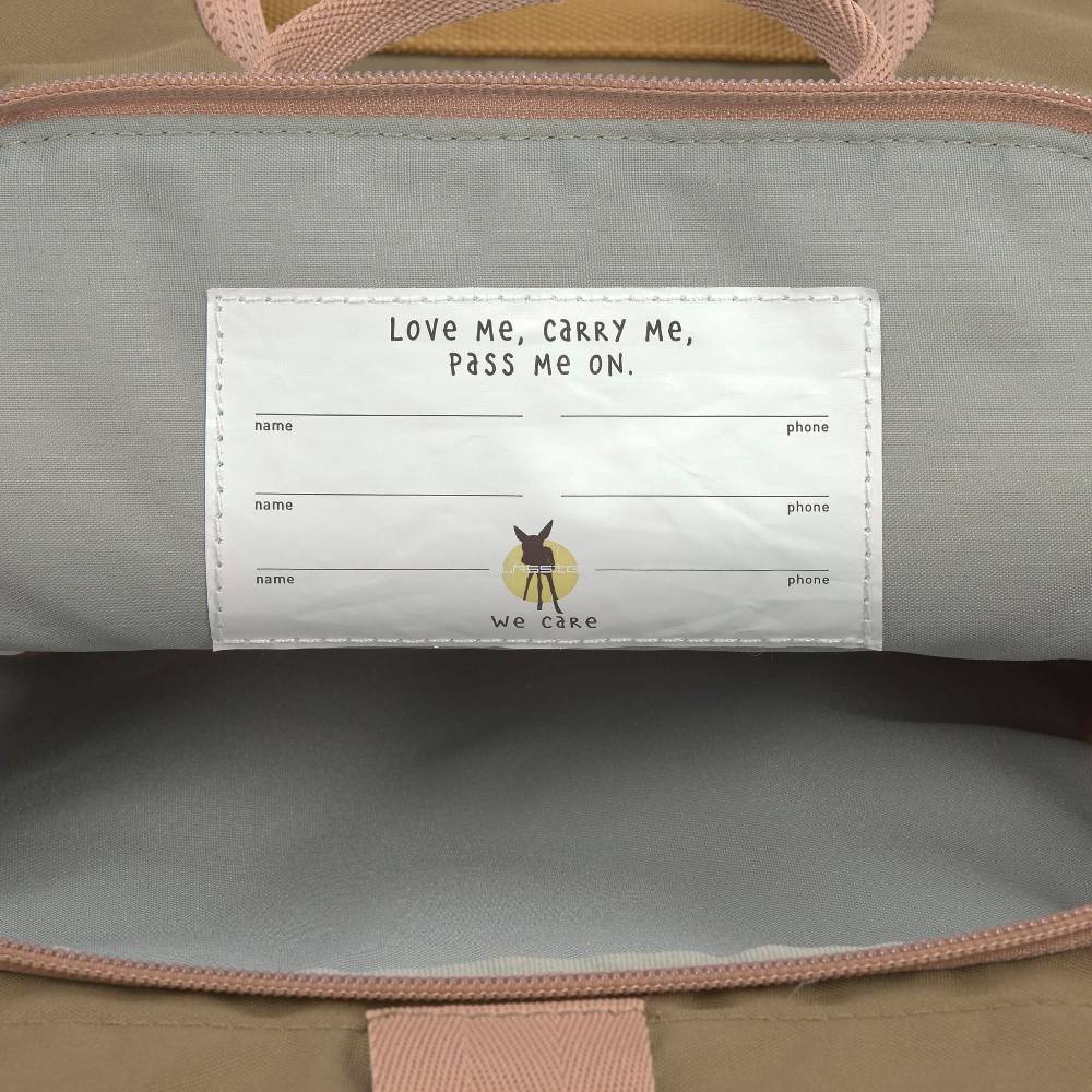 Lässig Kindergartenrucksack Rolltop - Nature, Braun Rabatt