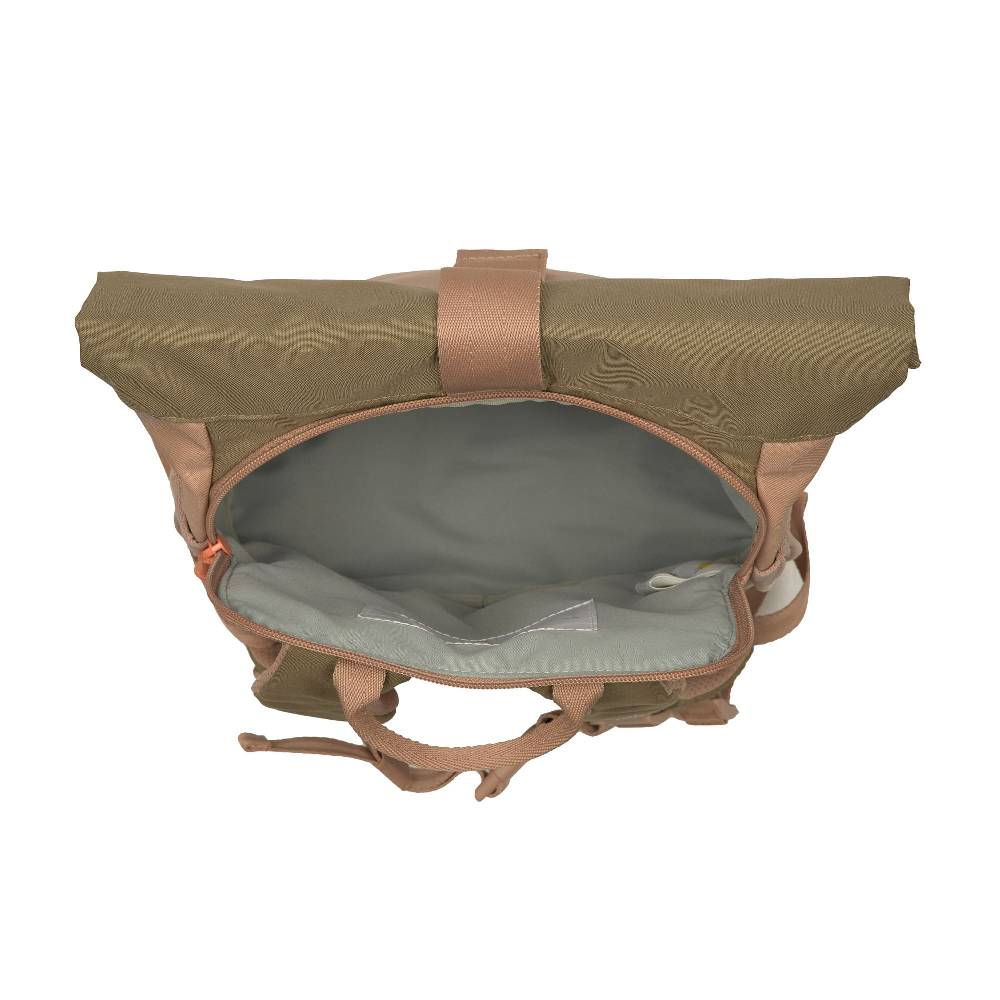 Lässig Kindergartenrucksack Rolltop - Nature, Braun Rabatt