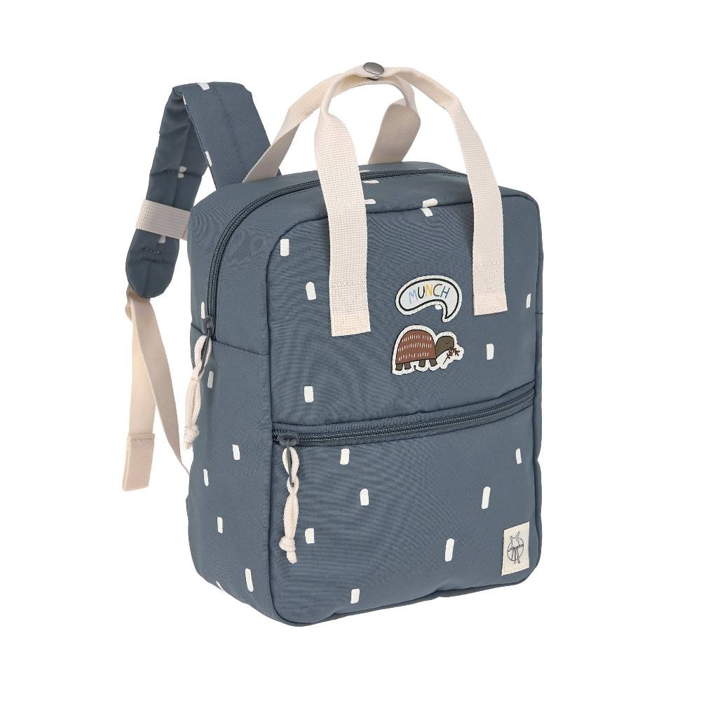 Lässig Kindergartenrucksack Square - Happy Prints, Dunkelblau Flash Sale