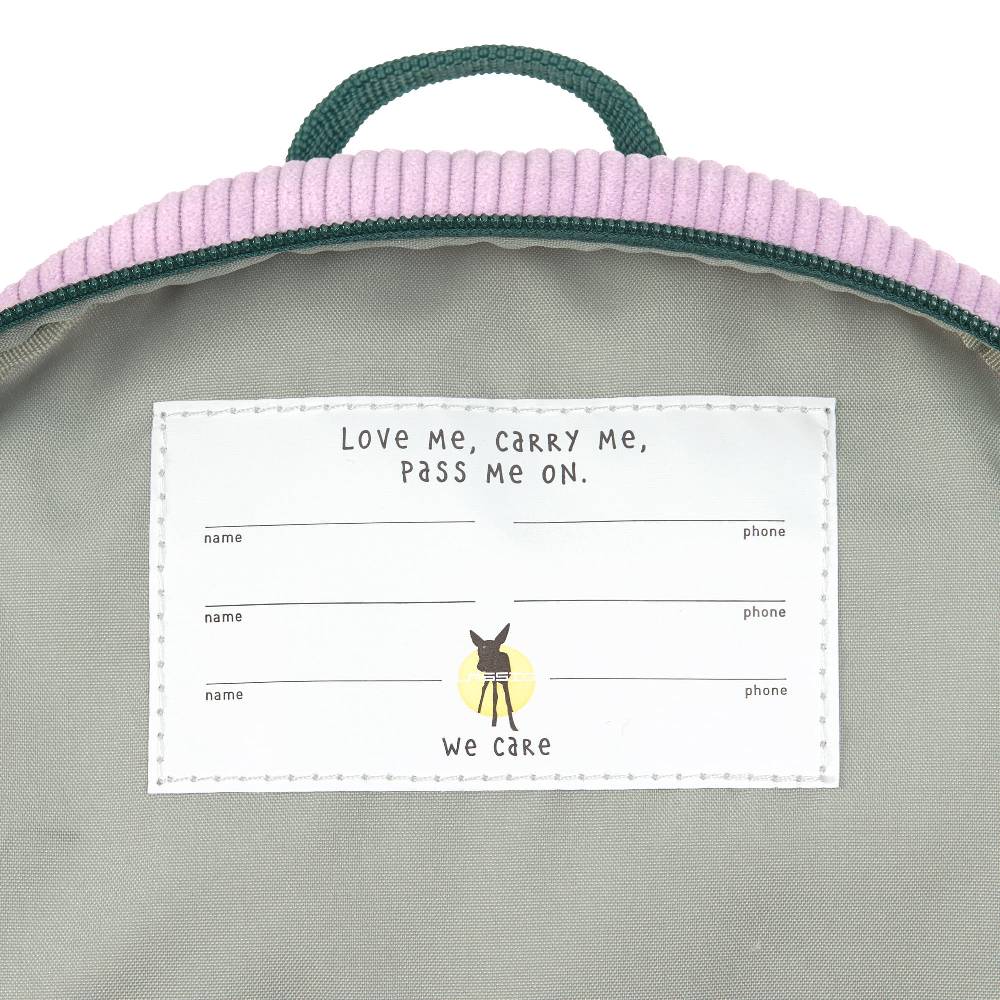 Lässig Kindergartenrucksack Tiny Cord - Little Gang, Regenbogen, Lila Begrenztes Angebot