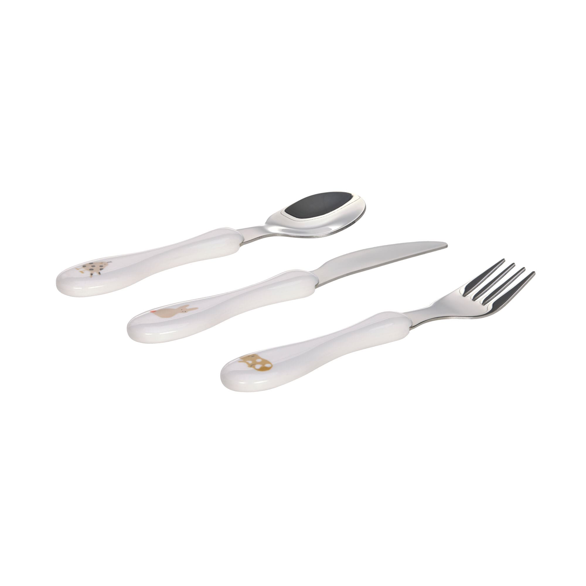 Lässig Kinderbesteck (Gabel, Löffel, Messer), Little Mateys Spicy Orange Black Friday
